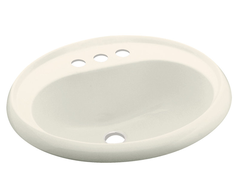 Sterling by Kohler Vikrell Circular DropIn Bathroom Sink with Overflow